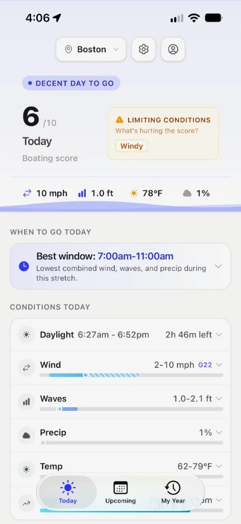 Seascore app
